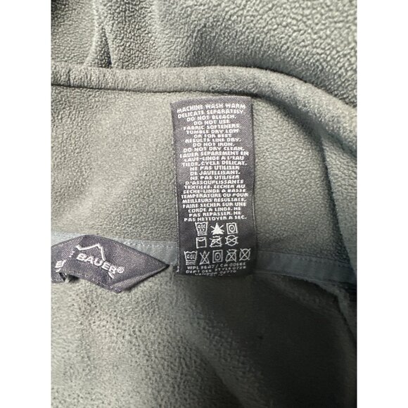 Eddie Bauer Mens Gray Long Sleeve 1/4 Zip Fleece Pullover Size M - Picture 7 of 8